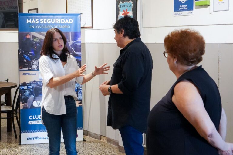 Soledad Martínez: “El objetivo principal de nuestro gobierno es cuidar y defender a los vecinos”